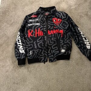 Members Only X Keith Harring Racing Jacket
